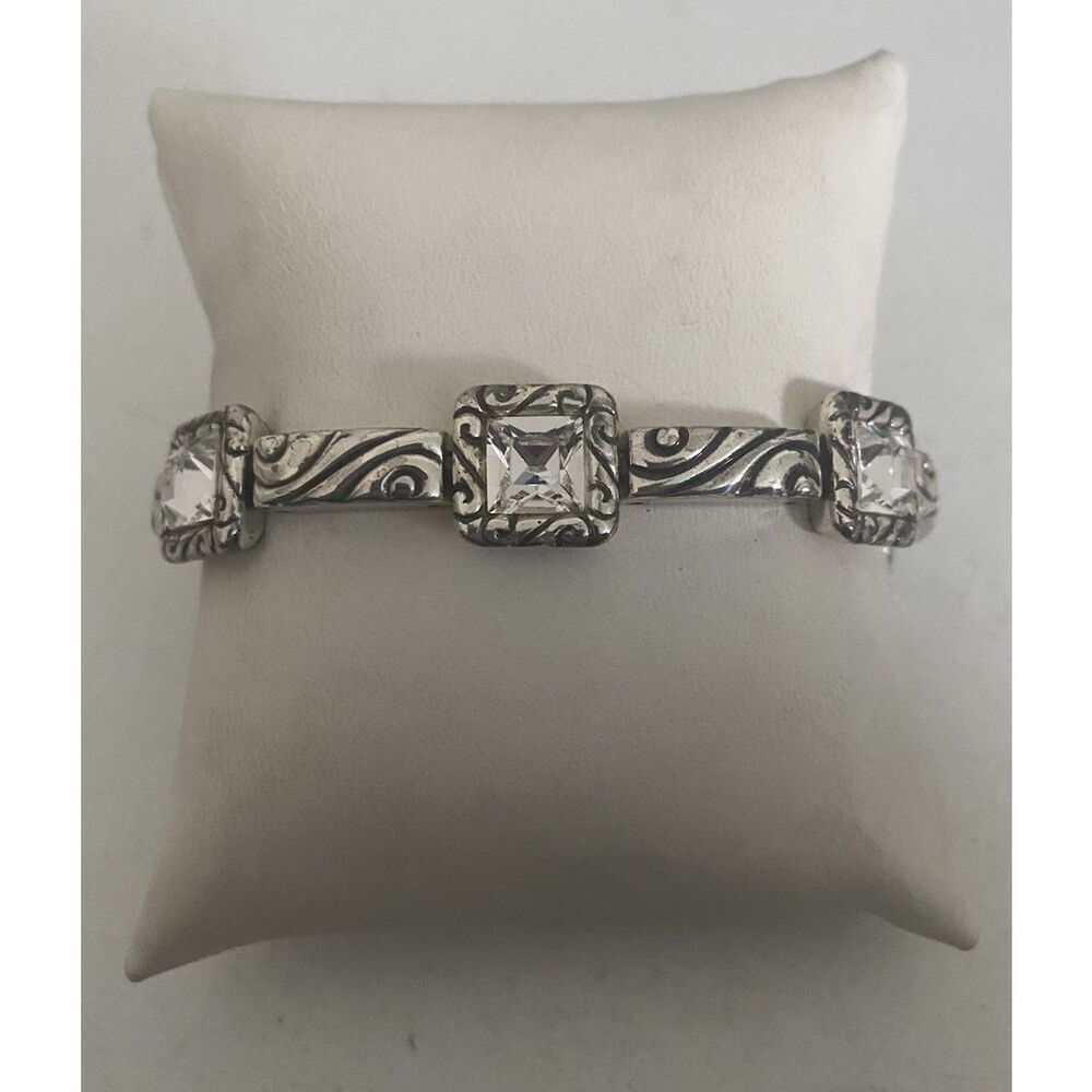 Brighton Regina Square Crystal Bracelet